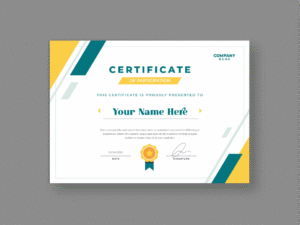Certificates