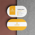 Capsule Shape Business Cards