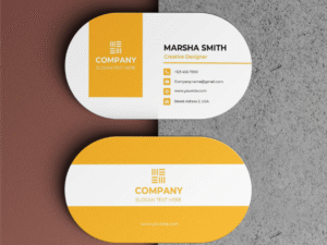 Capsule Shape Visiting Cards