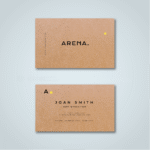 Craft Paper Business Cards
