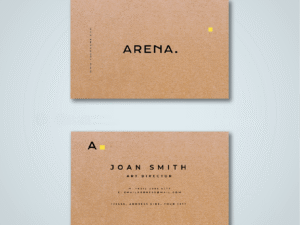 Craft Paper Business Cards