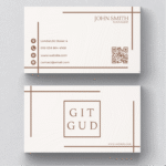 Curve Texture Visiting Cards