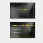 Metallic Business Cards
