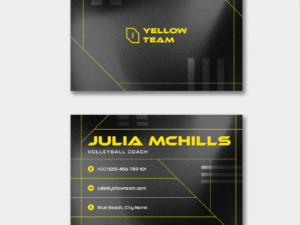 Metallic Business Cards