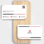 Opposite Round Corner Business Cards
