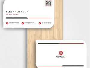 Opposite Round Corner Visiting Cards