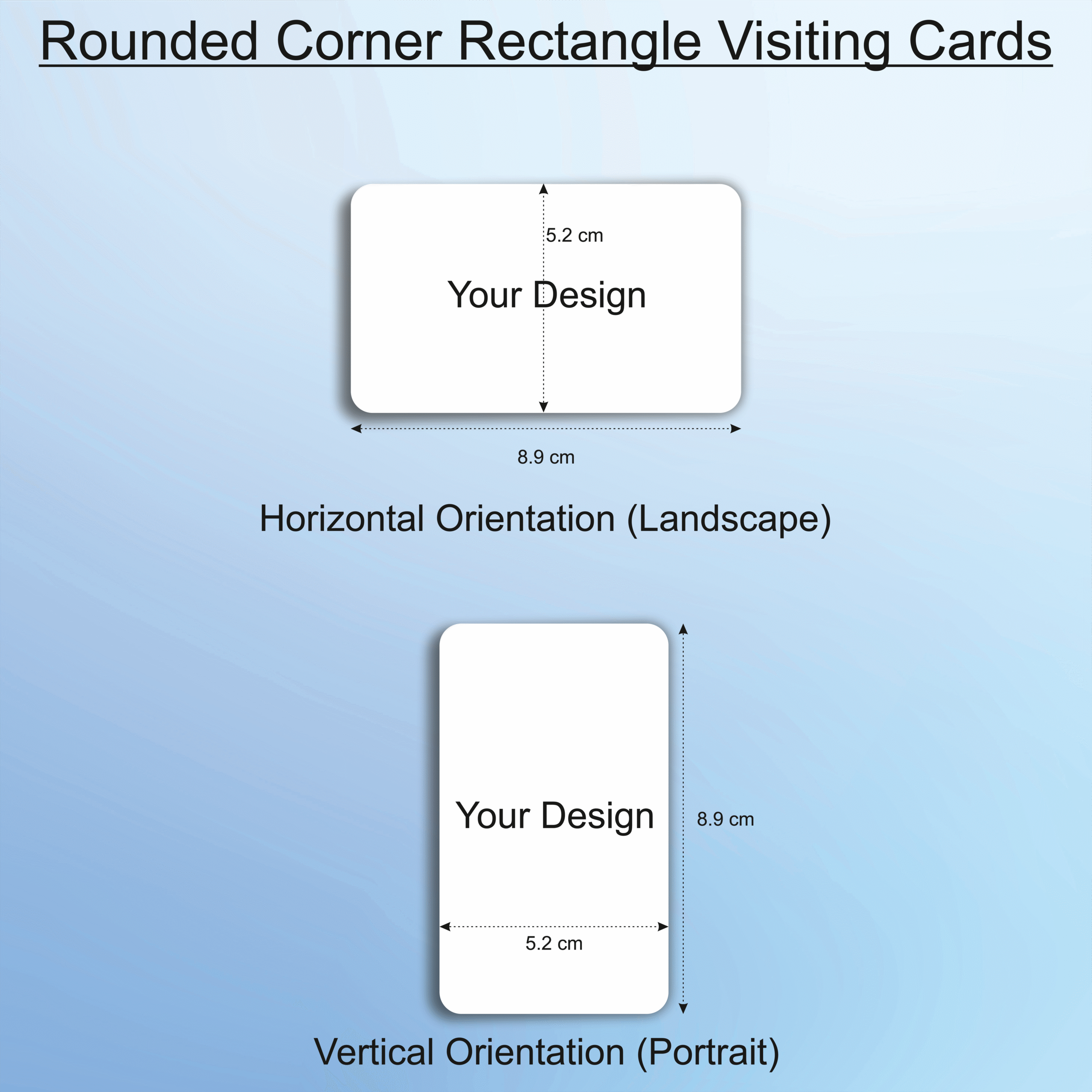 Rounded Corner Visiting Cards - Image 2