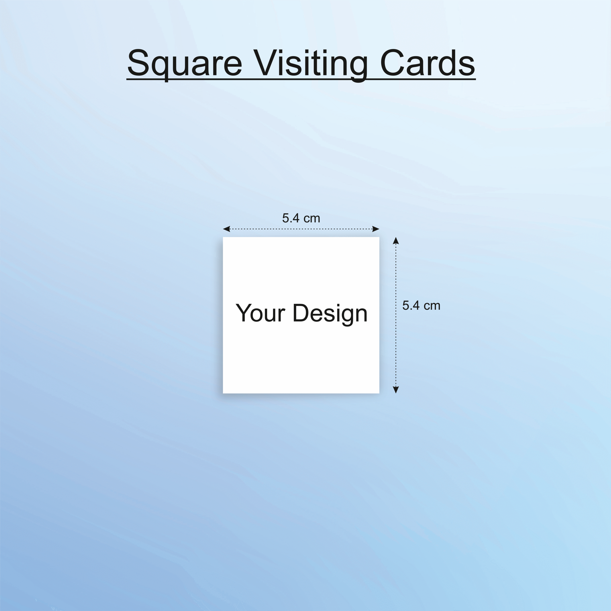Square Visiting Cards - Image 2
