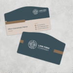 Wavy Edge Visiting Cards