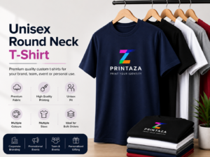 Unisex Round Neck T-shirt