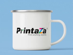 White Enamel Mug
