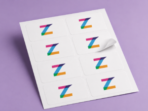 product label rounded rectangle