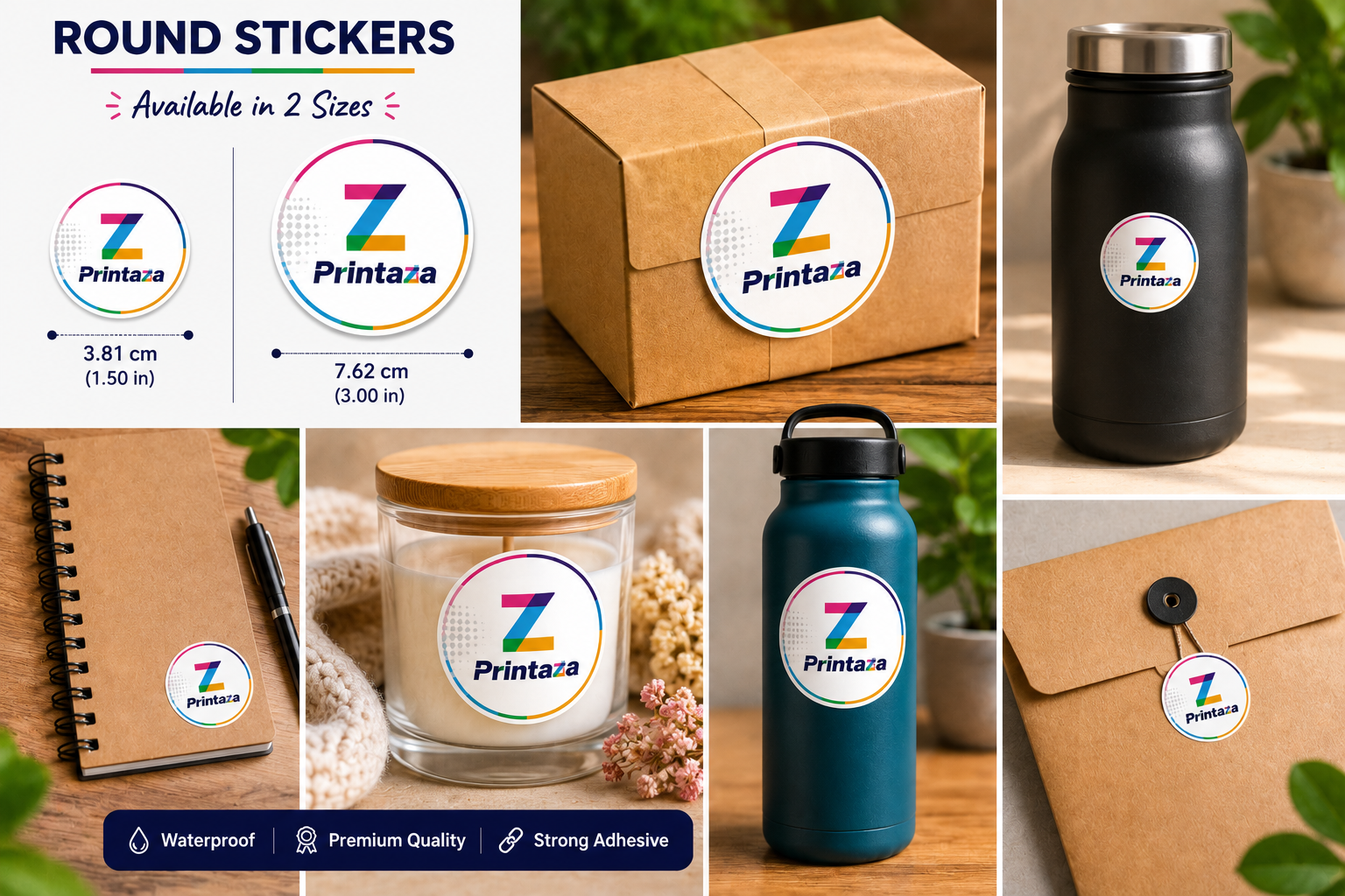 product label round