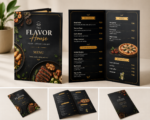 menu card bifold